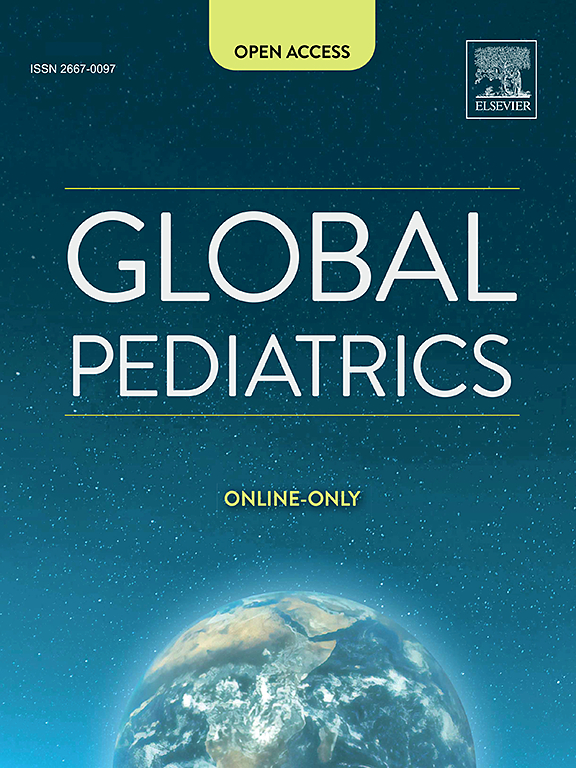 Go to journal home page - Global Pediatrics